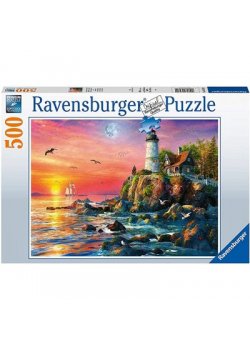 Lighthouse at Sunset (500 pieces)